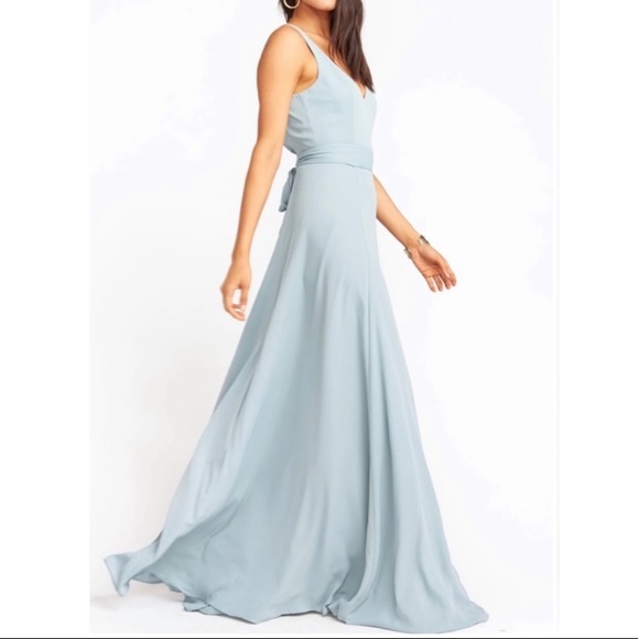 Show Me Your Mumu Blue Sage Crip Jenn Maxi Dress - Picture 8 of 9